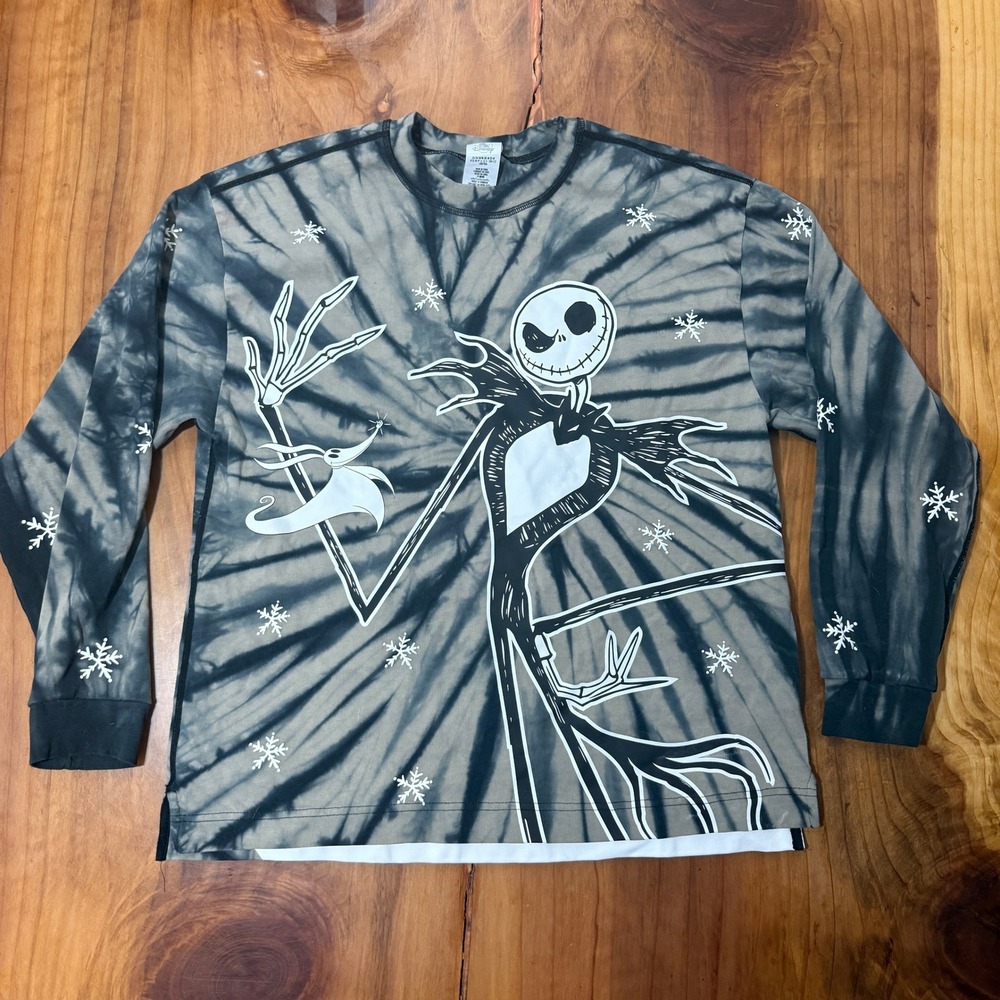 Spirit Jersey Shirt M Disney Nightmare Before Christmas Crew neck Cotton QQ2